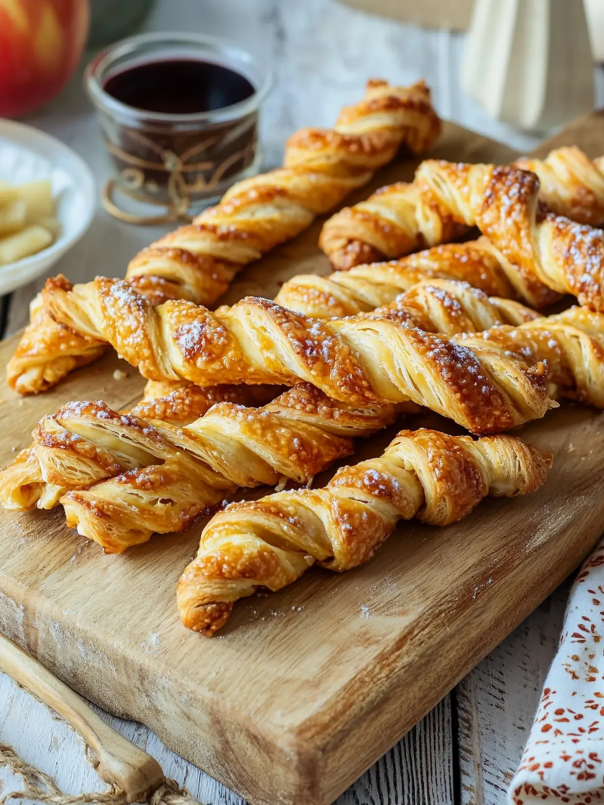 Apple Butter Cheese Twists