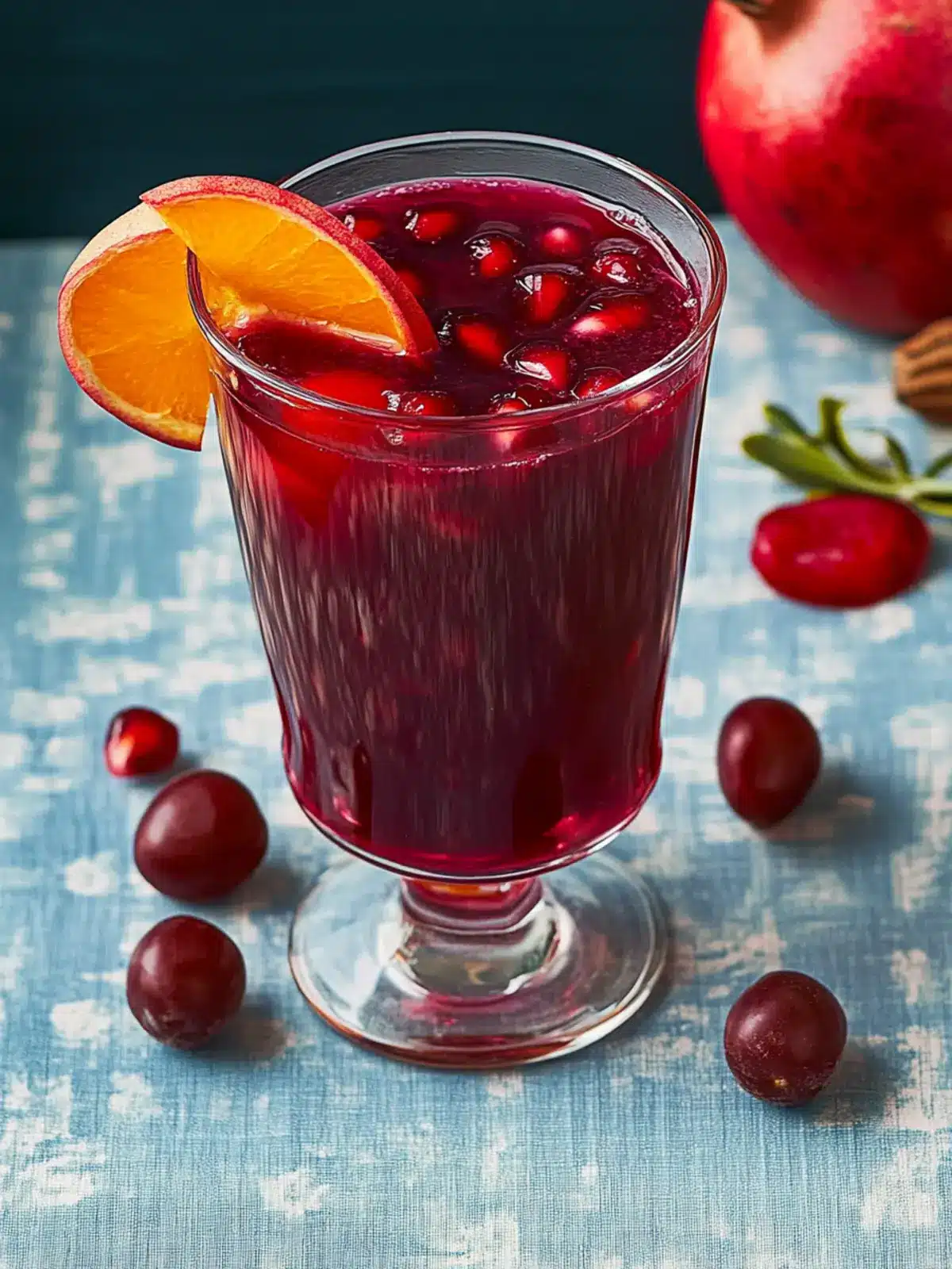 Mulled Pomegranate-Cherry Juice