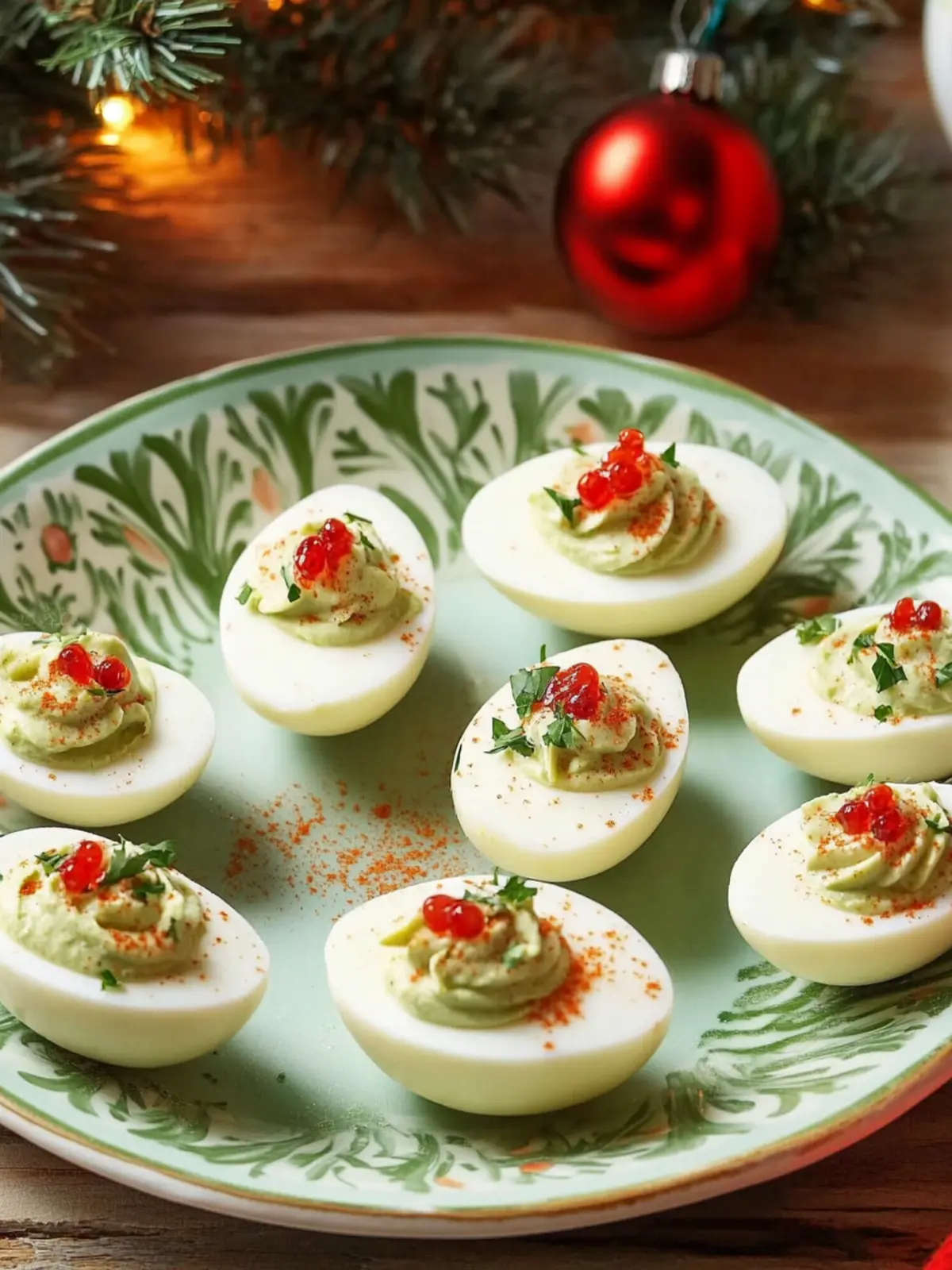 Christmas Deviled Eggs