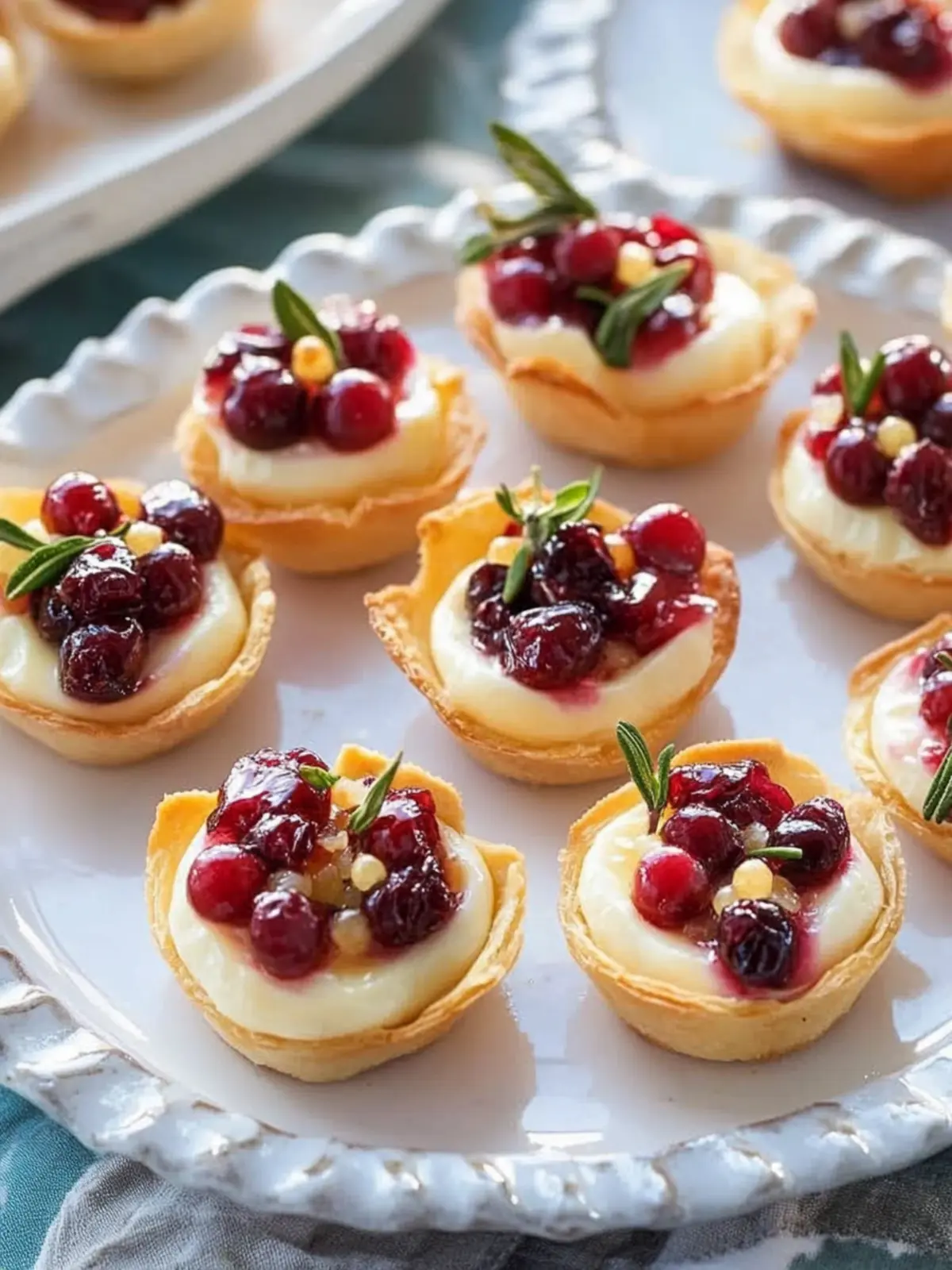 Cranberry Brie Bites
