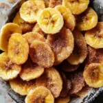 Baked Cinnamon-Sugar Banana Chips
