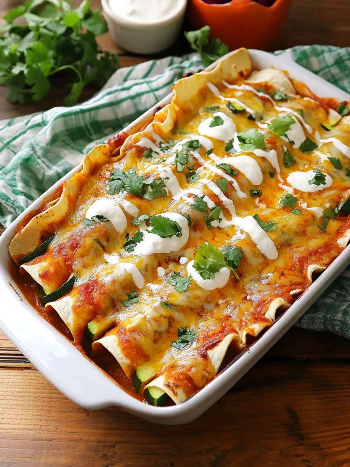 Beef Zucchini Enchiladas