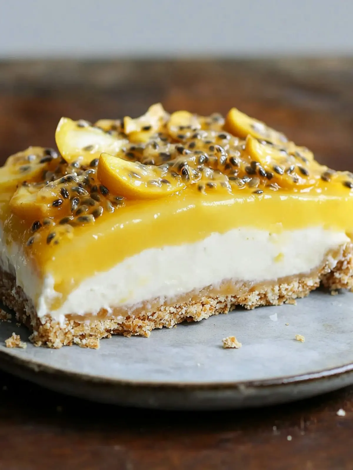 No-Bake Passion Fruit Lush Pie