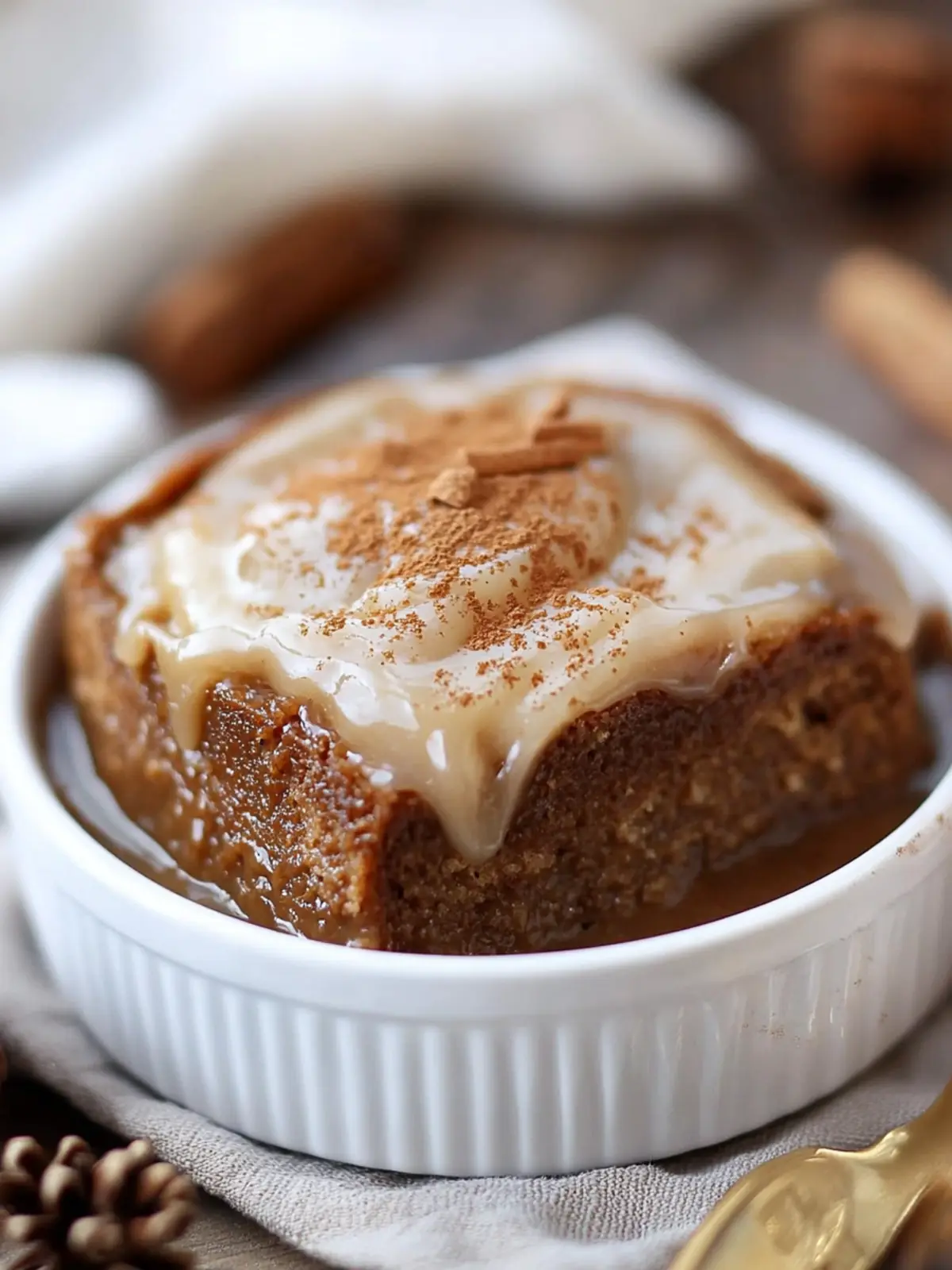 Cozy Gingerbread Pudding Cake with Irresistible Toffee Sauce 5 Gingerbread Pudding Cake