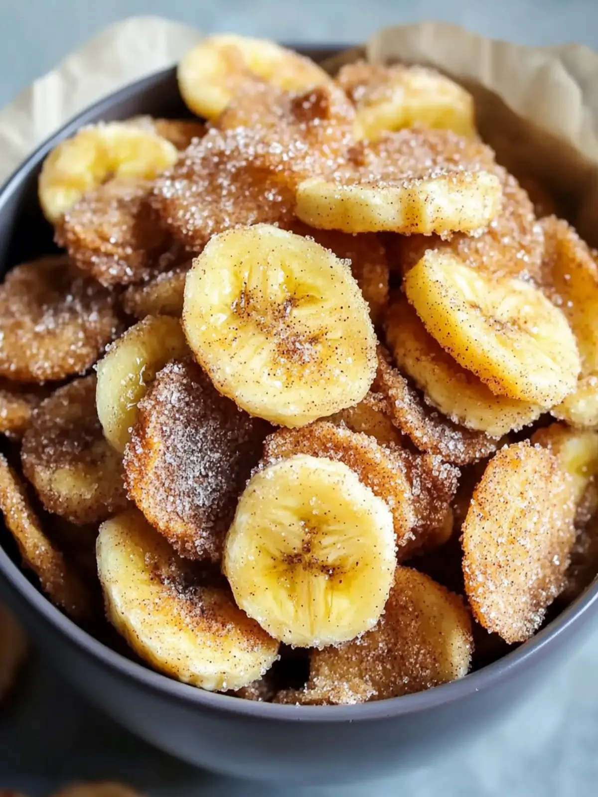 Baked Cinnamon-Sugar Banana Chips: Guilt-Free Crunchy Bliss 4 Baked Cinnamon-Sugar Banana Chips