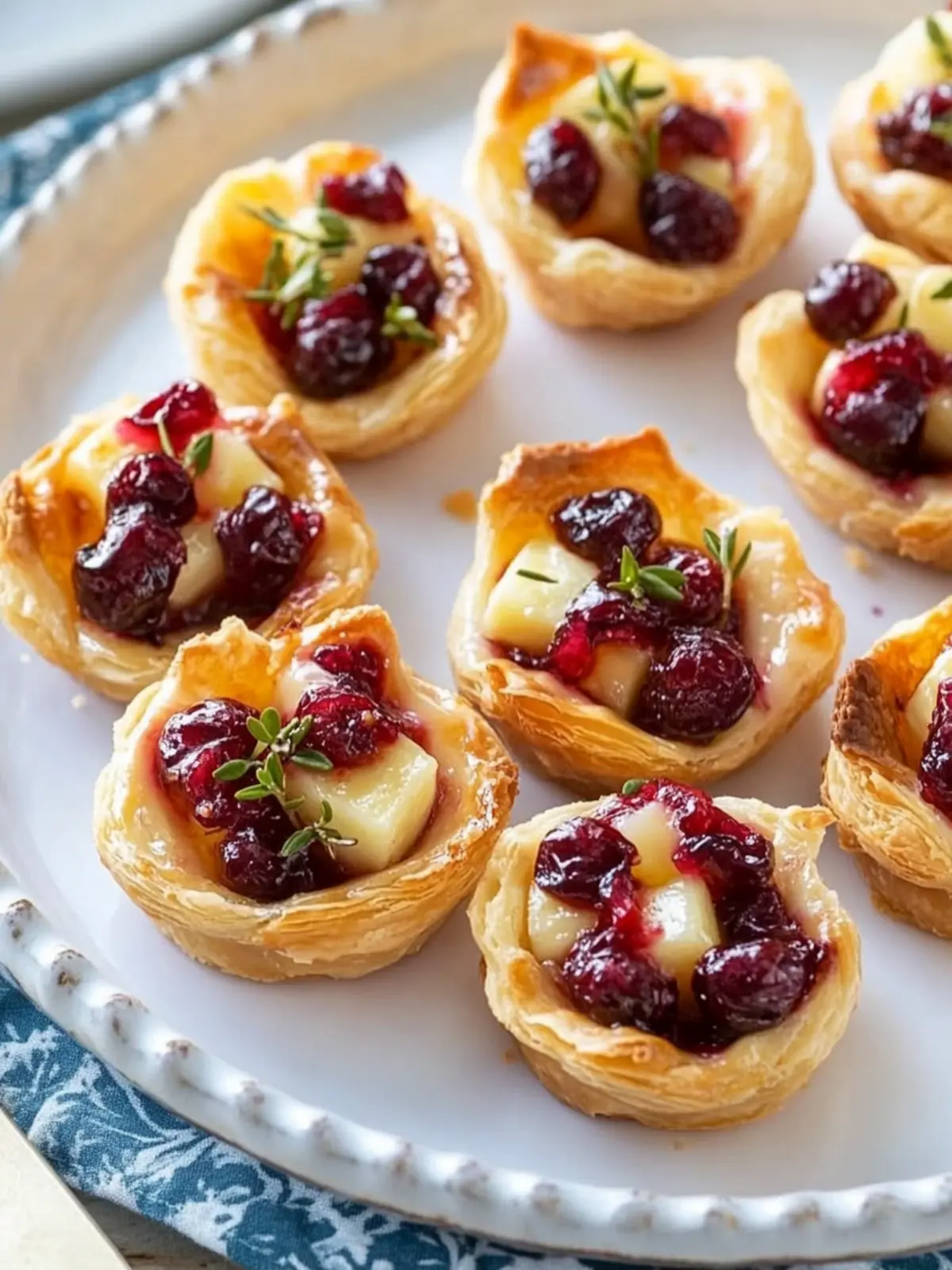 Cranberry Brie Bites