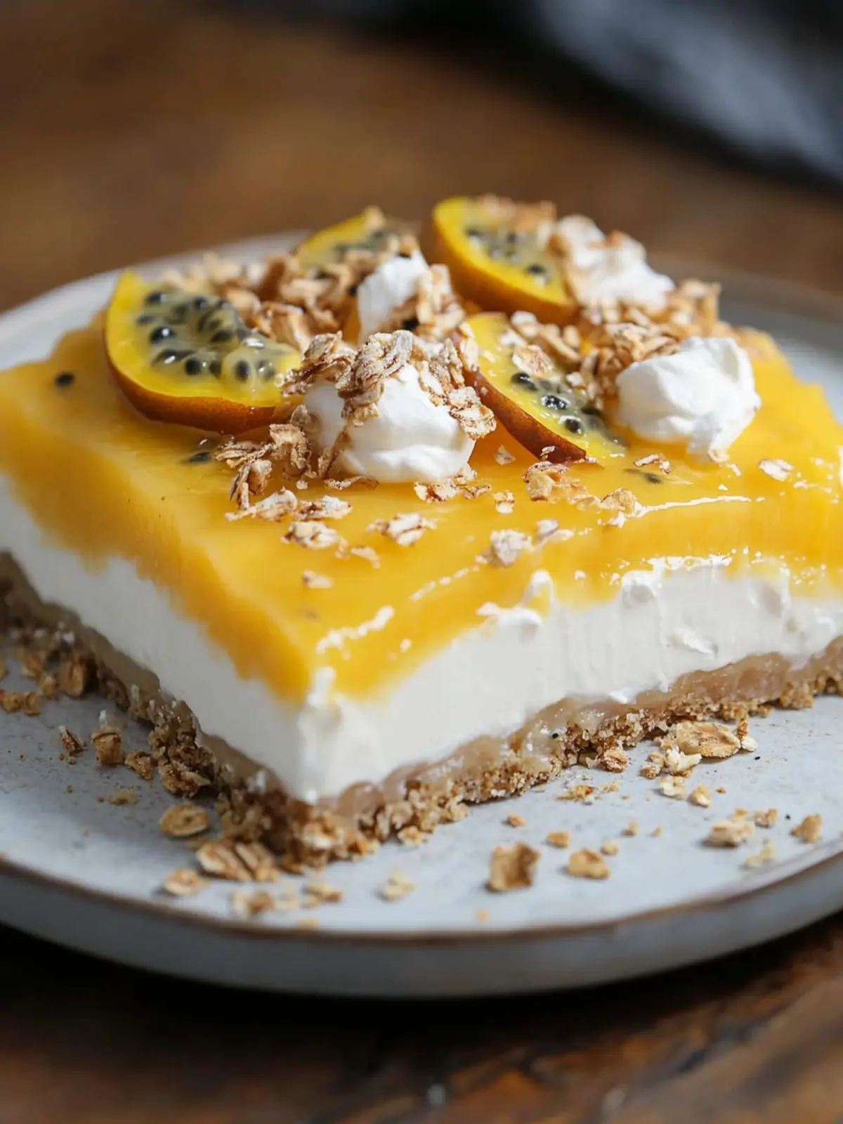 No-Bake Passion Fruit Lush Pie