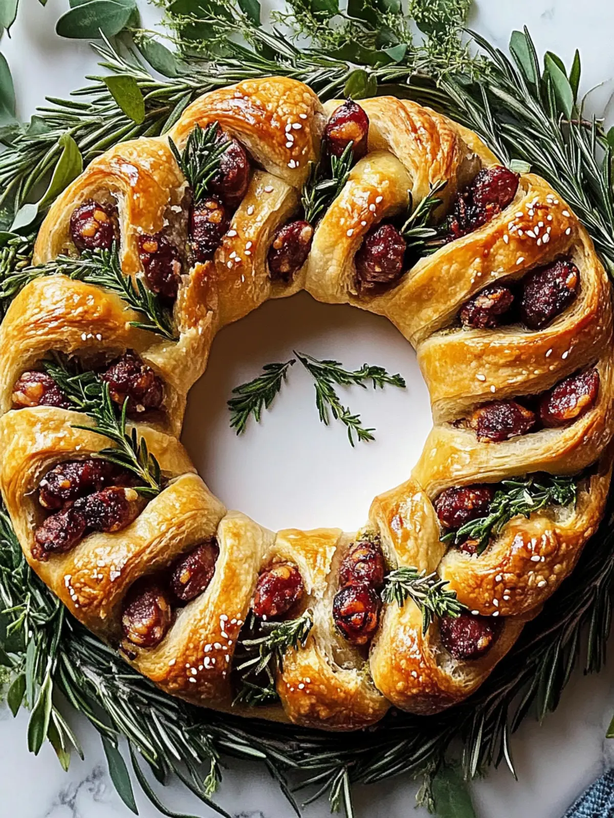 Sausage Roll Wreath: Your Ultimate Festive Party Showstopper 4 Sausage Roll Wreath
