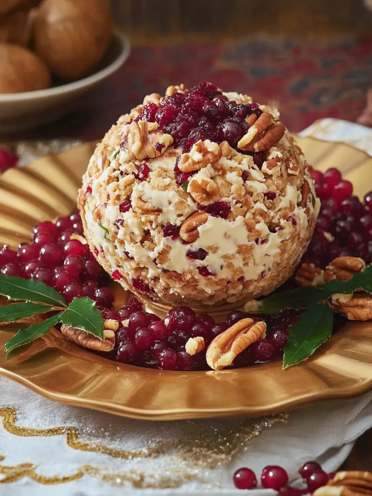 Cranberry-Pecan Cheese Ball
