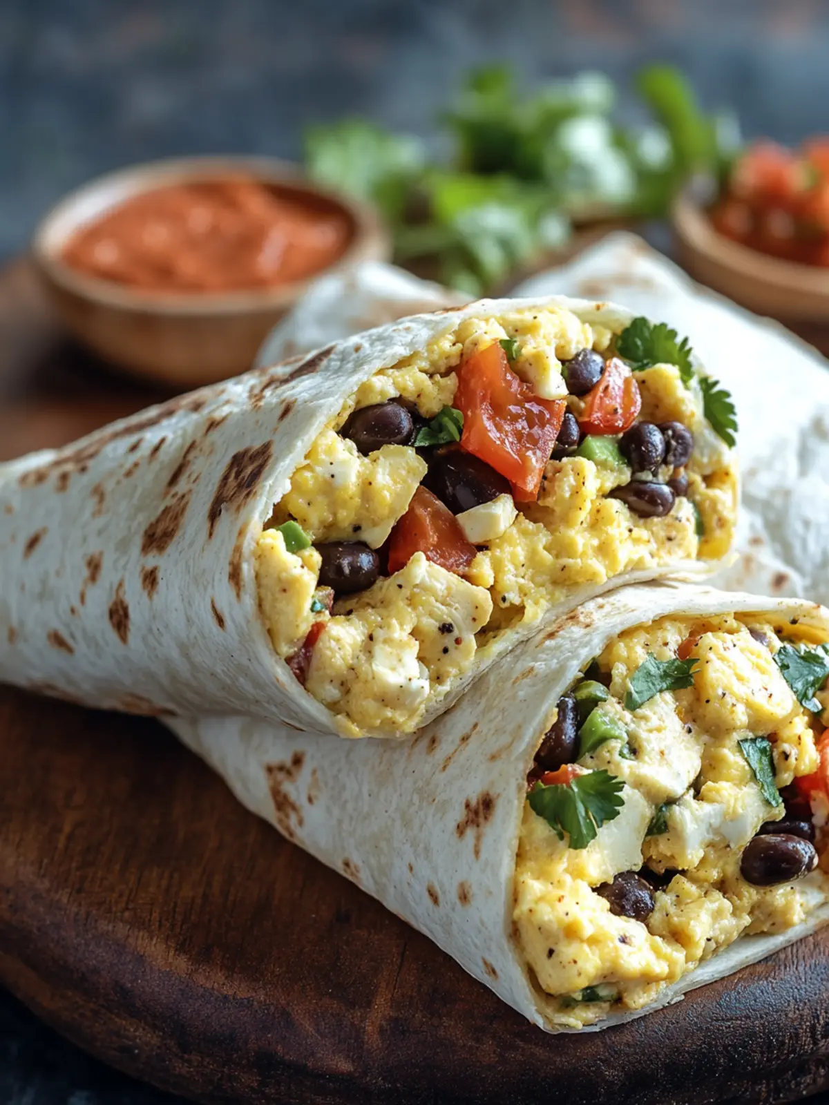 High-Protein Loaded Breakfast Burritos