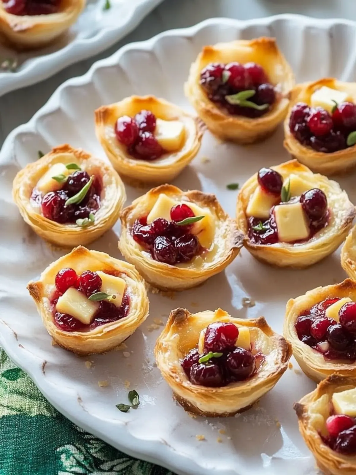 Cranberry Brie Bites