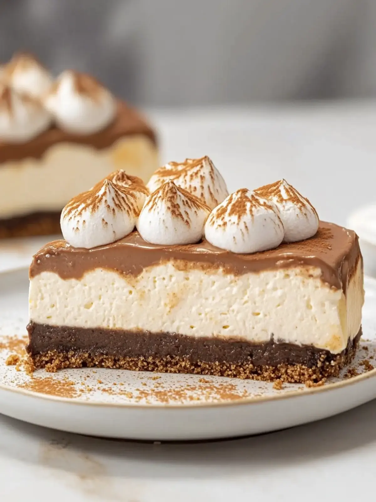 S’mores No Bake Cheesecake