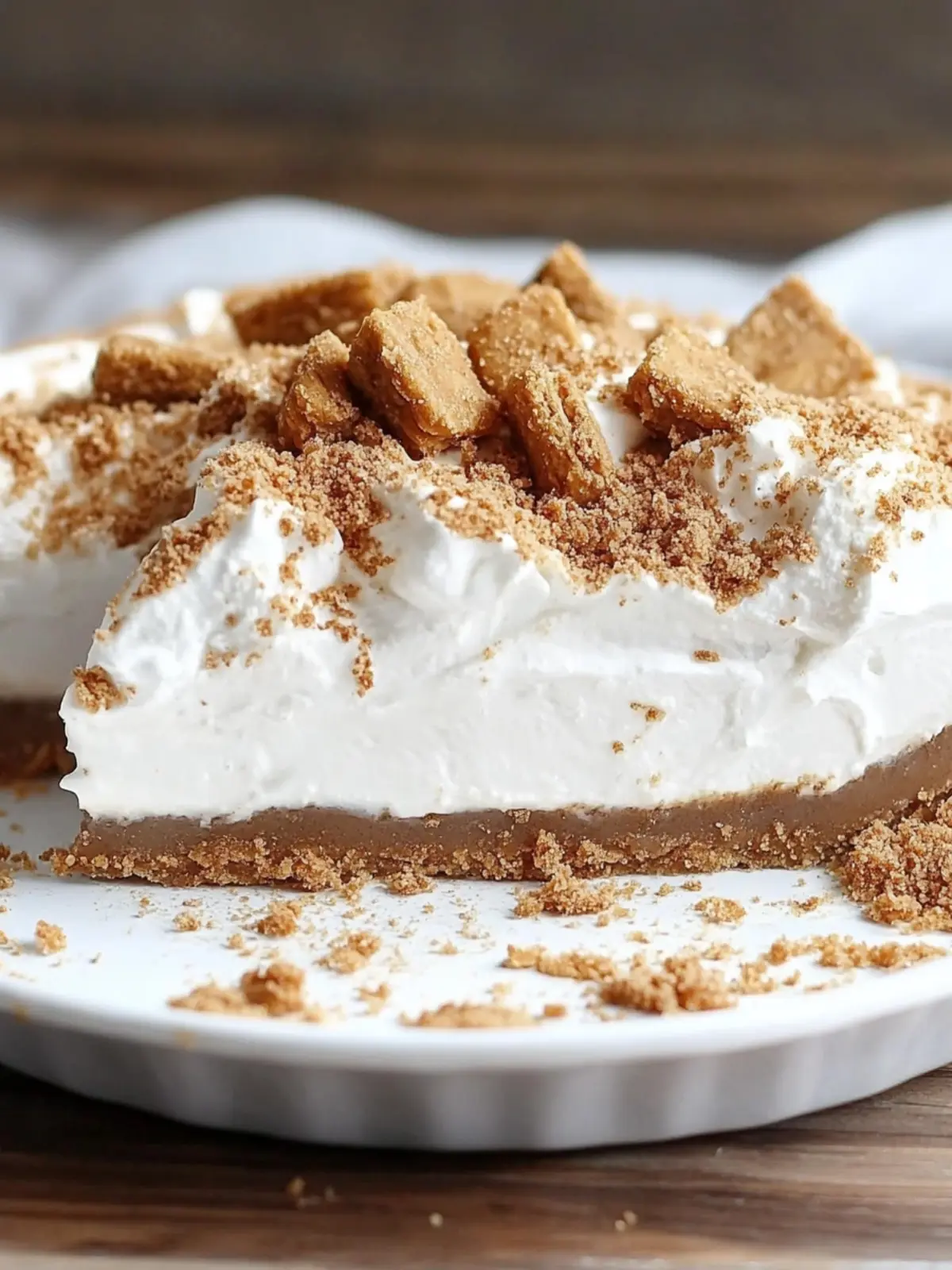 No-Bake Biscoff Lush Pie: Decadent Layers You'll Adore 3 No-Bake Biscoff Lush Pie