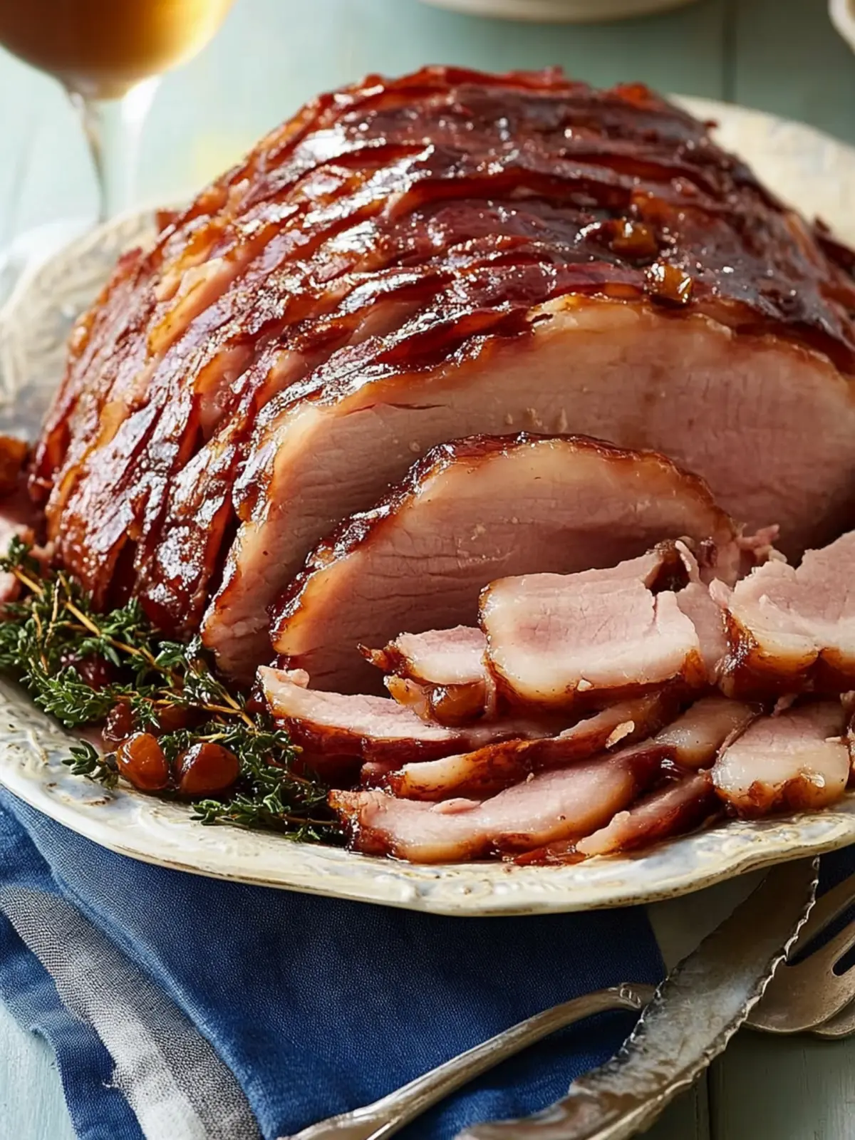 Root Beer-Glazed Ham
