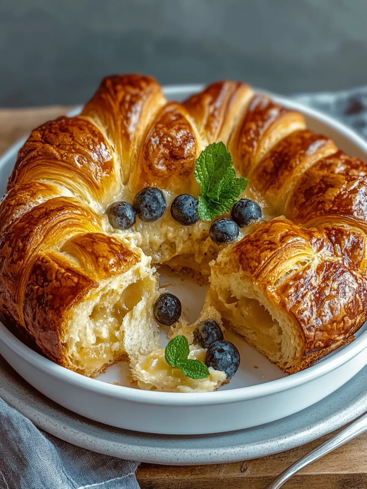Croissant Breakfast Bake