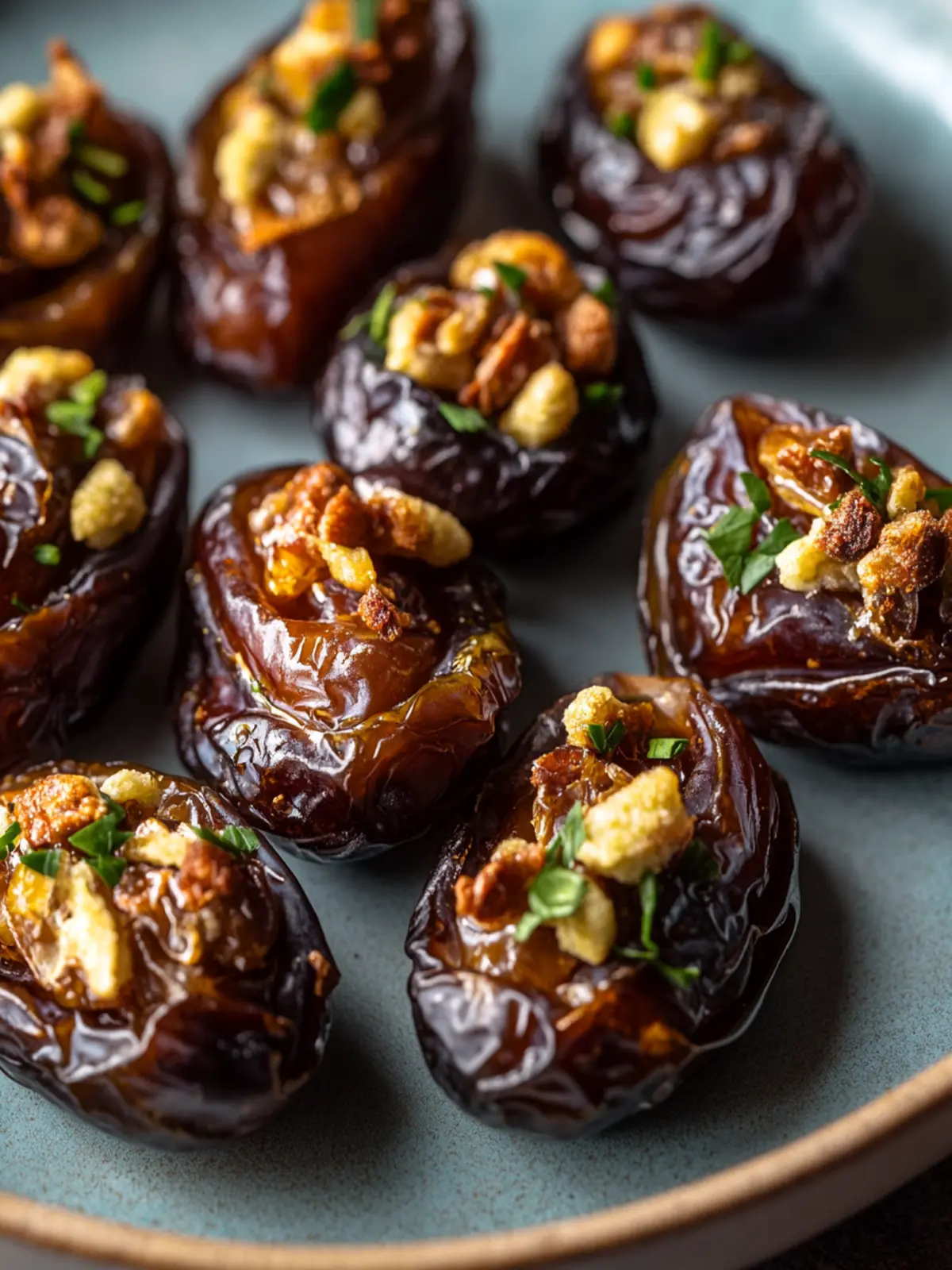 Roasted Stuffed Dates