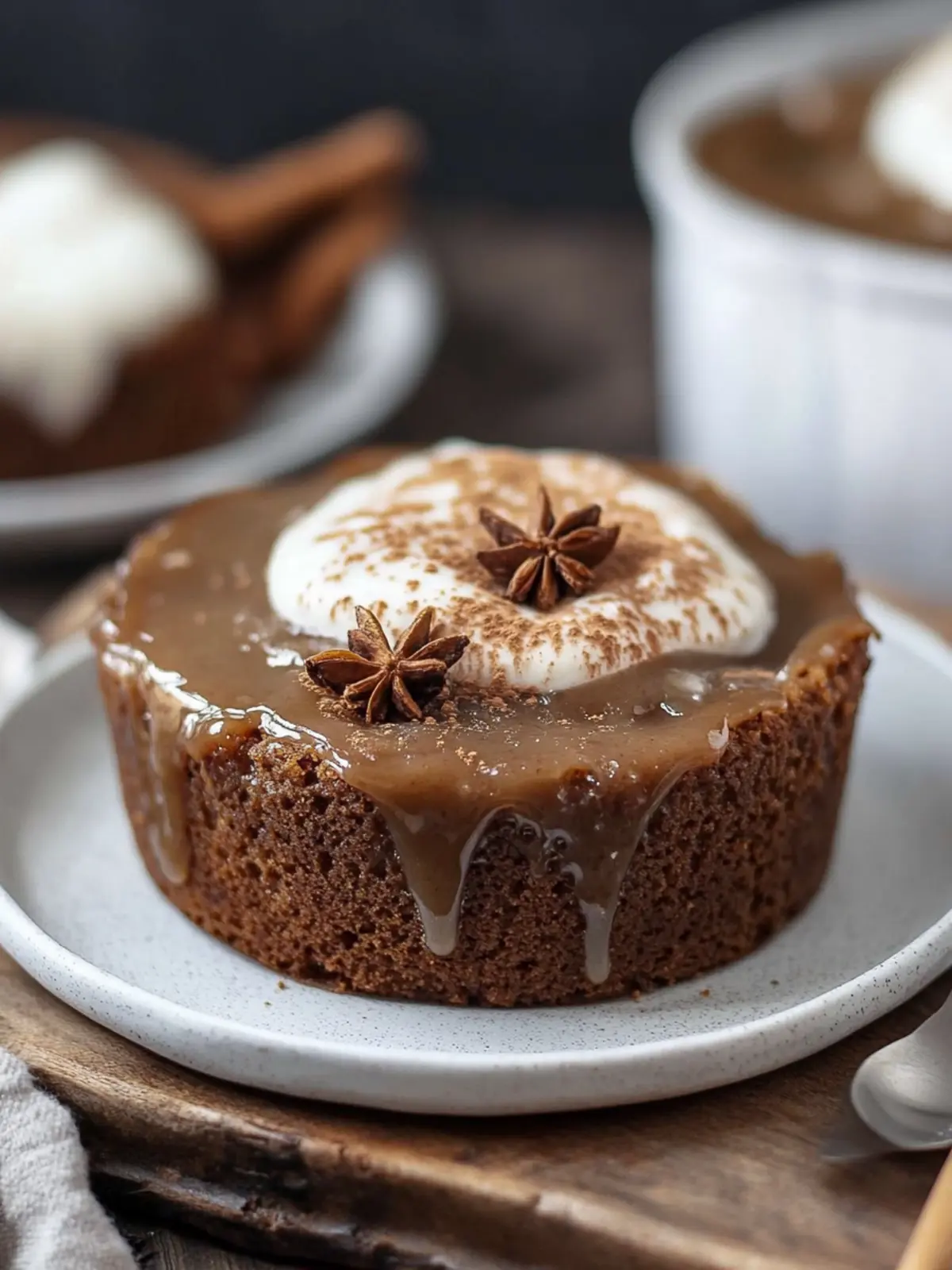 Cozy Gingerbread Pudding Cake with Irresistible Toffee Sauce 2 Gingerbread Pudding Cake