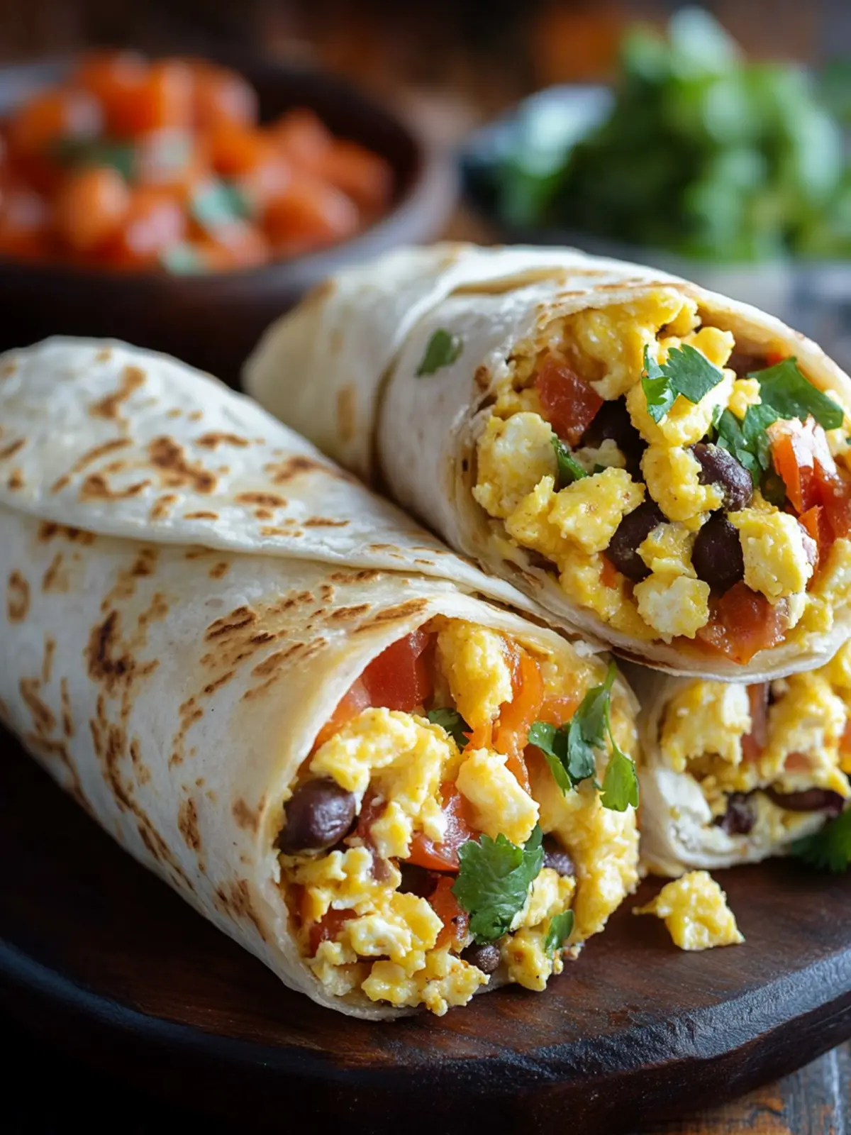 High-Protein Loaded Breakfast Burritos