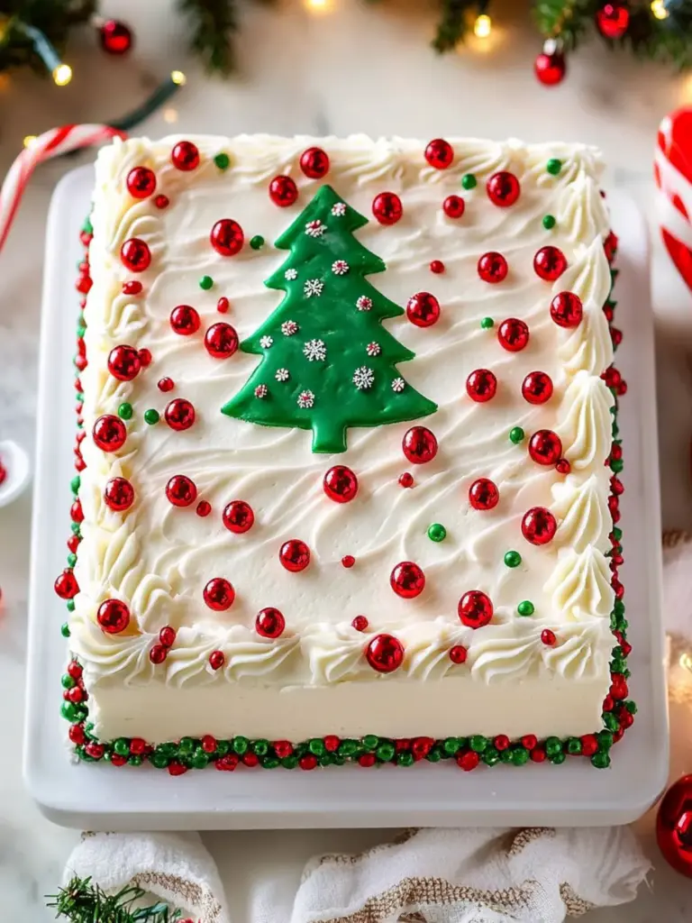 Christmas Sheet Cake