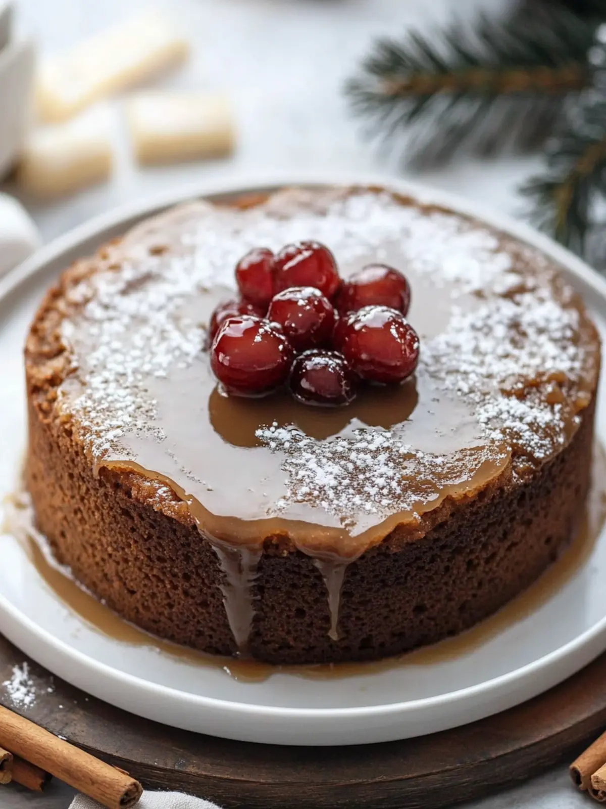 Cozy Gingerbread Pudding Cake with Irresistible Toffee Sauce 4 Gingerbread Pudding Cake