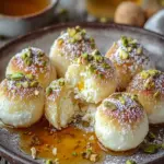 Ricotta Pistachio Honey Bites