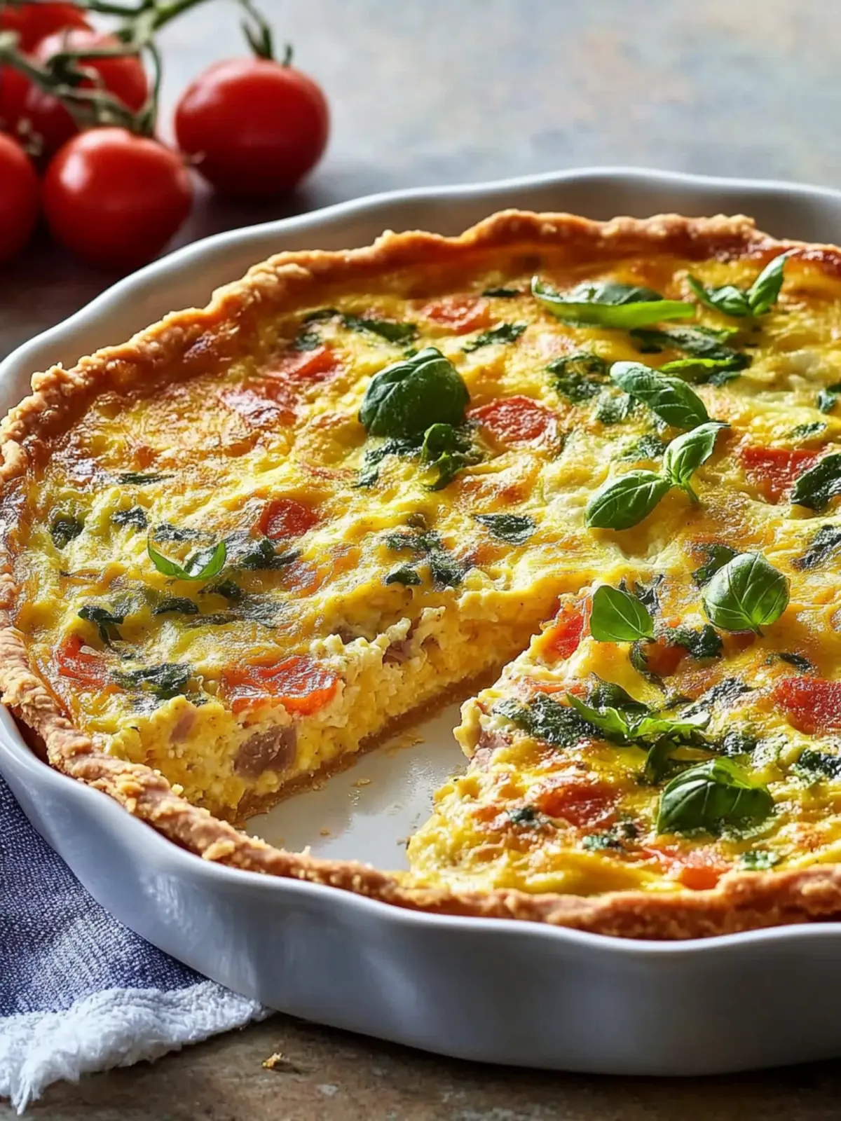 Crustless Quiche
