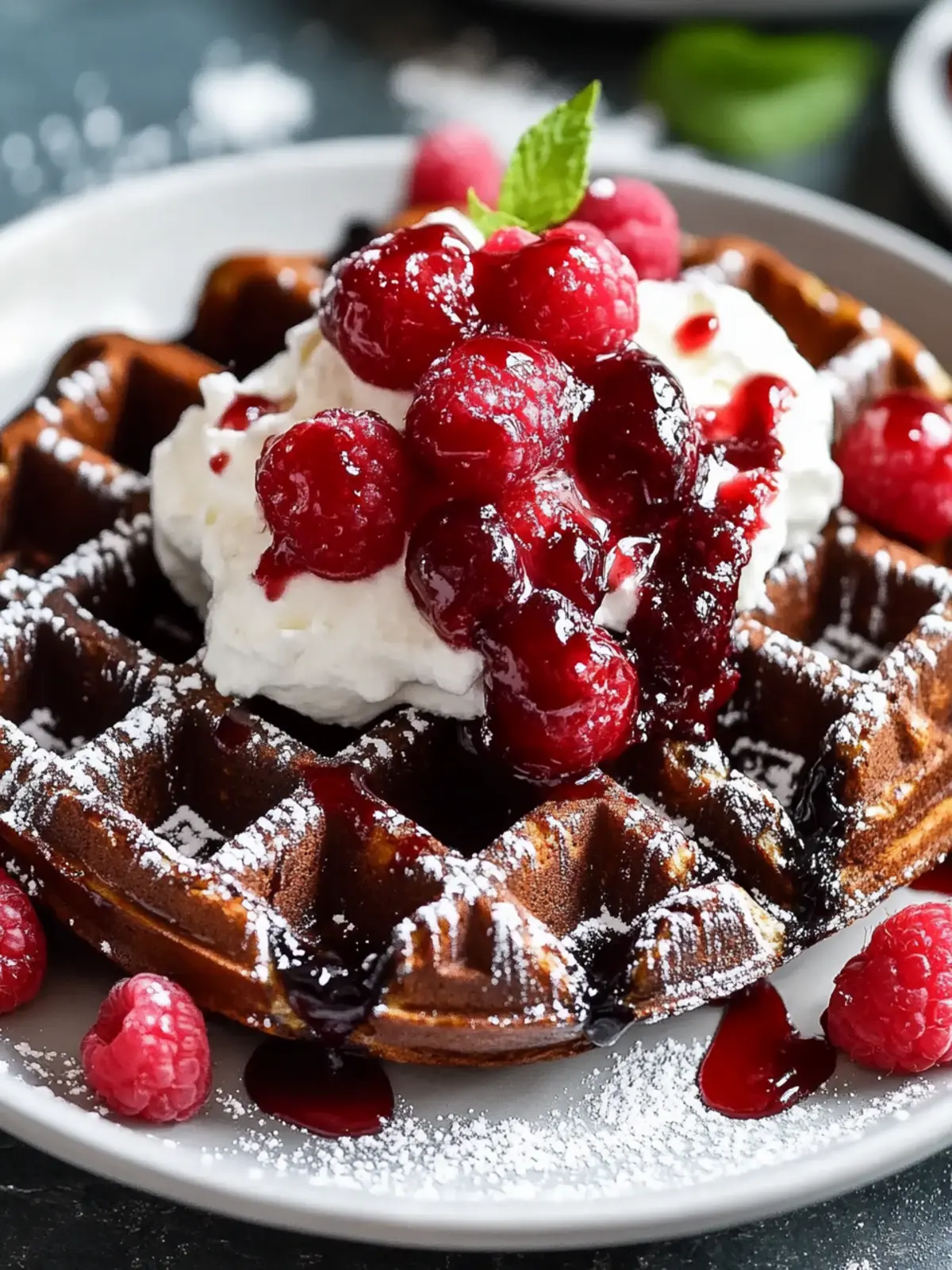 Black Forest Waffles