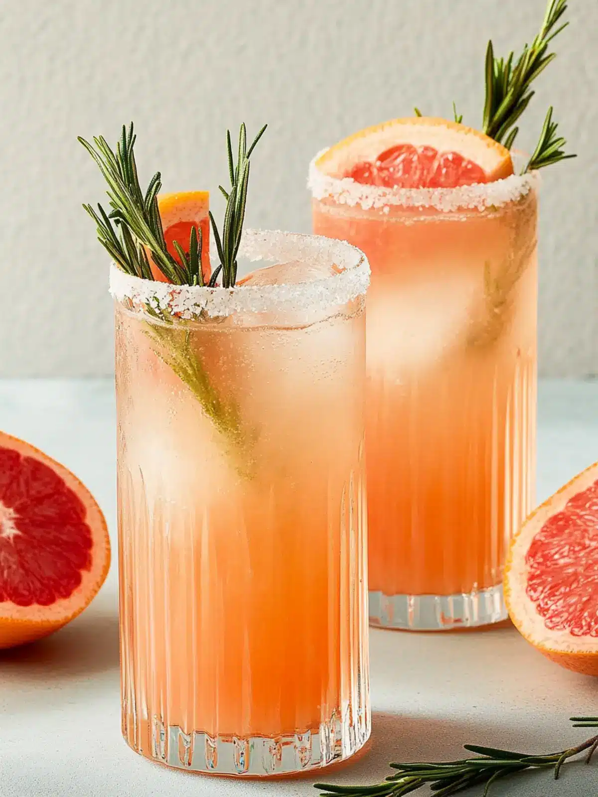 Grapefruit-Rosemary Mocktail Spritz