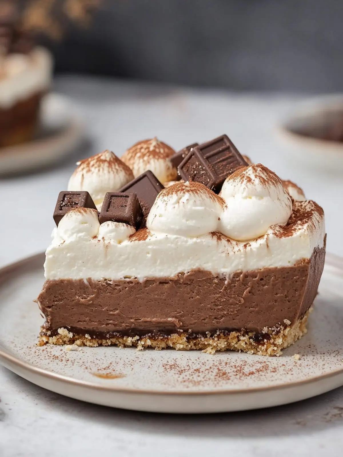 S’mores No Bake Cheesecake
