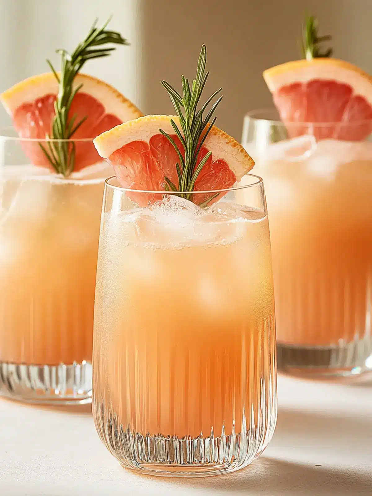 Grapefruit-Rosemary Mocktail Spritz