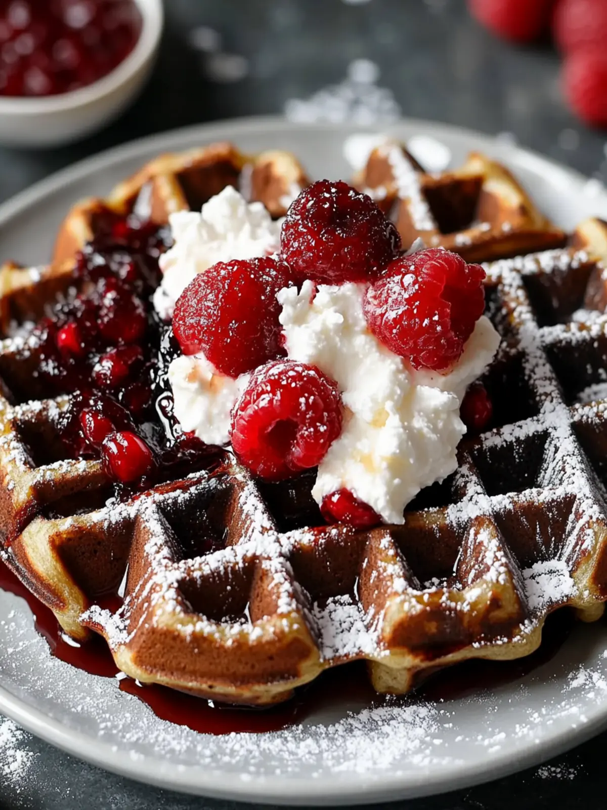 Black Forest Waffles