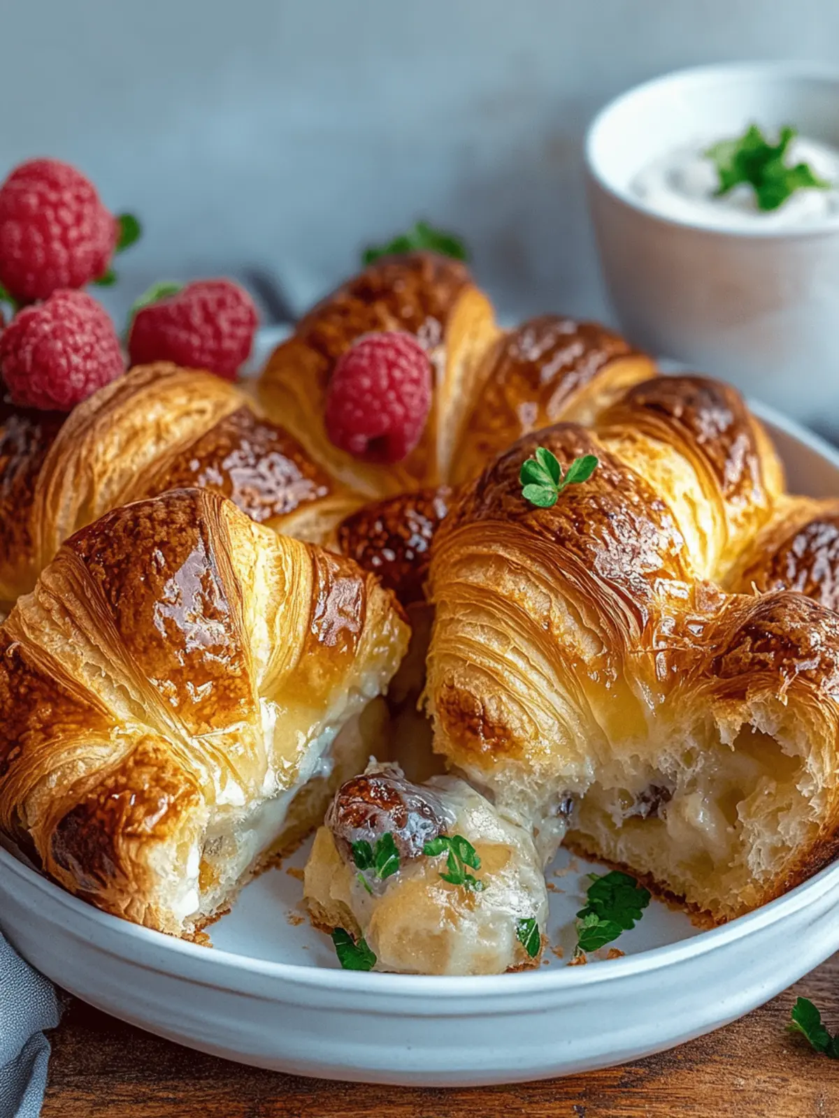 Croissant Breakfast Bake