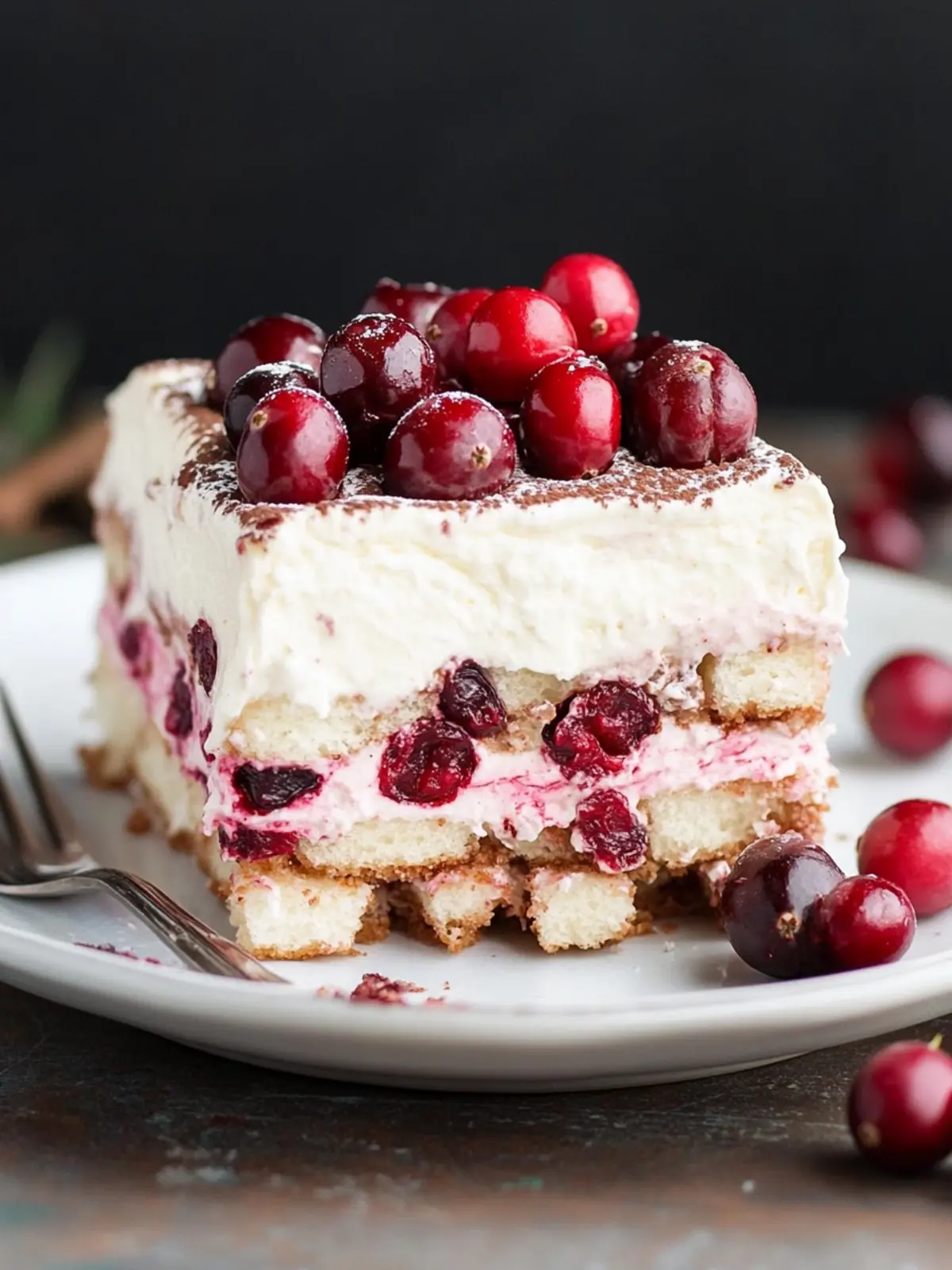 Cranberry Tiramisu: A Creamy, Festive Holiday Delight 2 Cranberry Tiramisu
