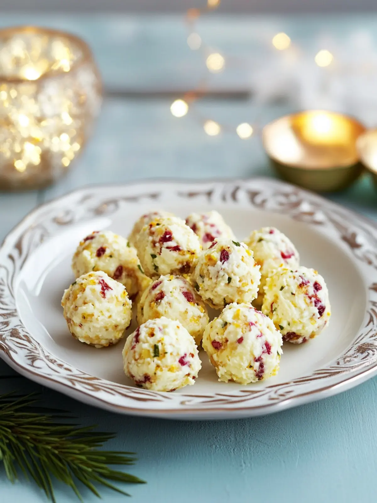 Festive Goat Cheese Balls