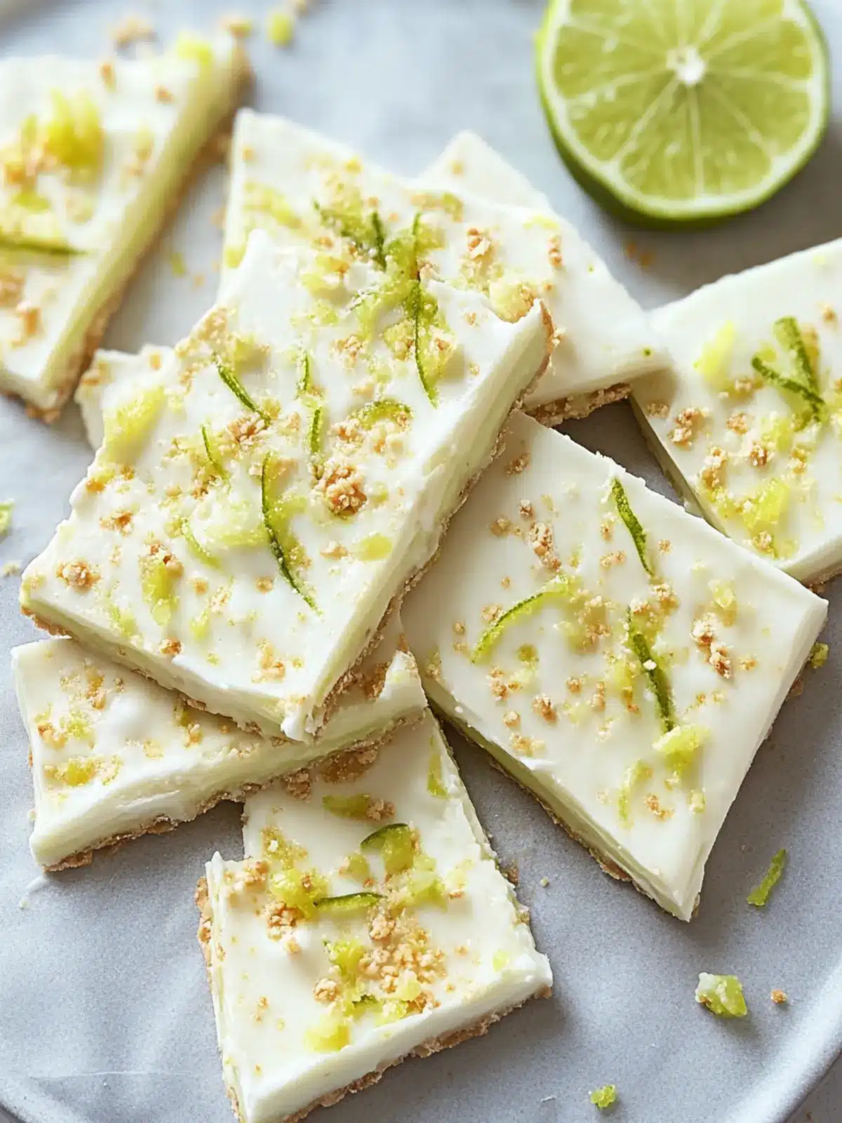 Delicious Key Lime Pie Yogurt Bark for a Guilt-Free Treat 3 Key Lime Pie Yogurt Bark