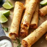Crispy Bean & Cheese Taquitos You’ll Crave Every Time 3 Bean & Cheese Taquitos