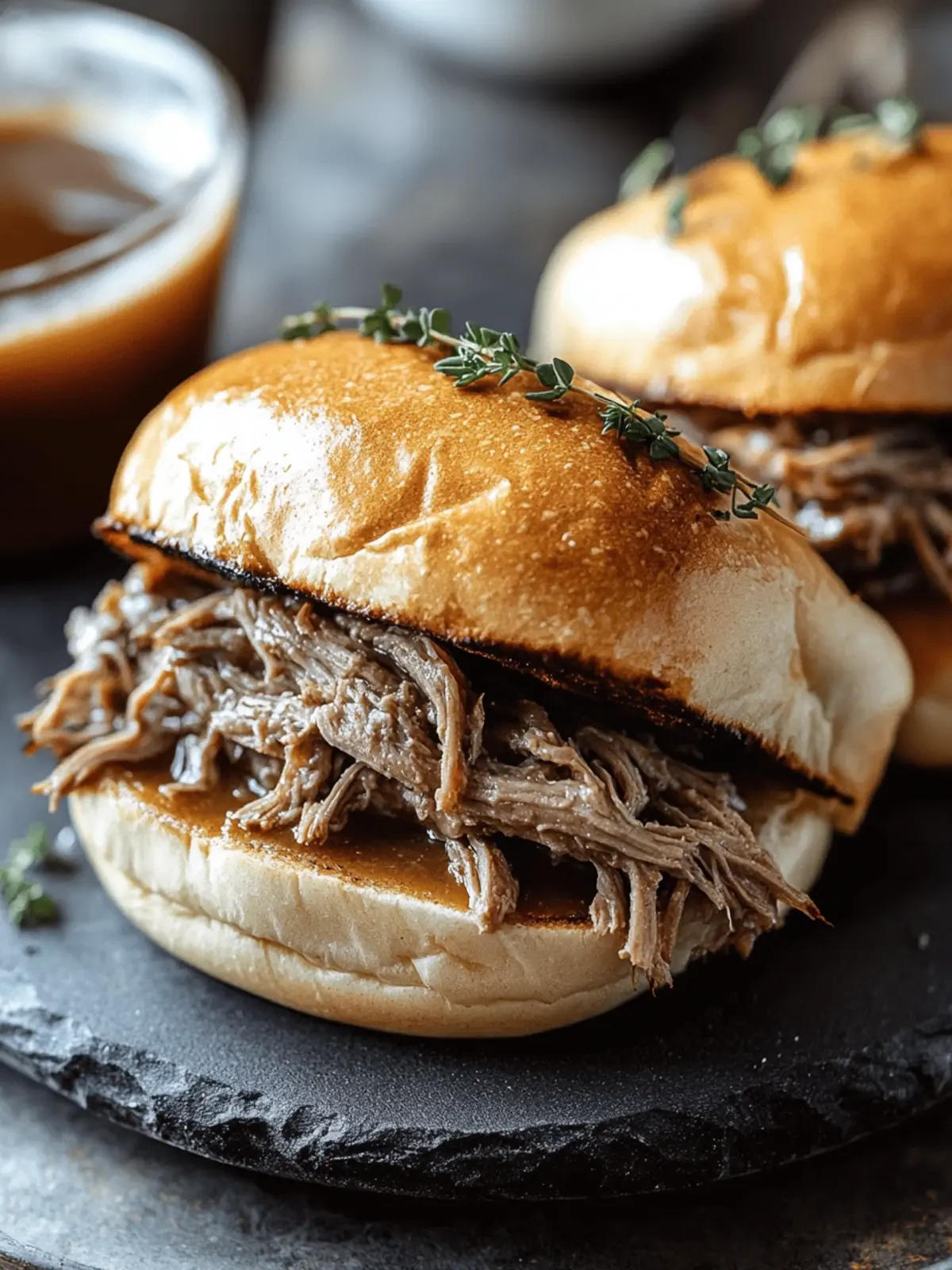 Hearty Crockpot French Dip Sandwiches for Effortless Comfort 4 Crockpot French Dip Sandwiches