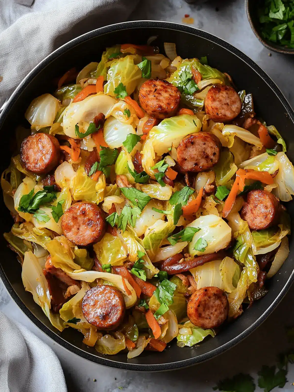 Sausage and Cabbage Stir Fry: A Quick, Savory Delight! 2 Sausage and Cabbage Stir Fry