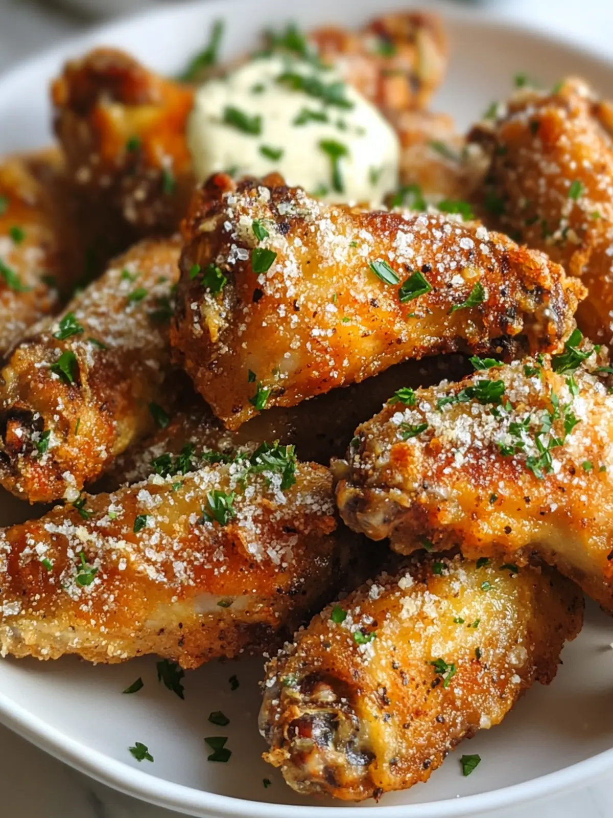 Crispy Garlic Parmesan Chicken Wings in Just 45 Minutes 3 Garlic Parmesan Chicken Wings
