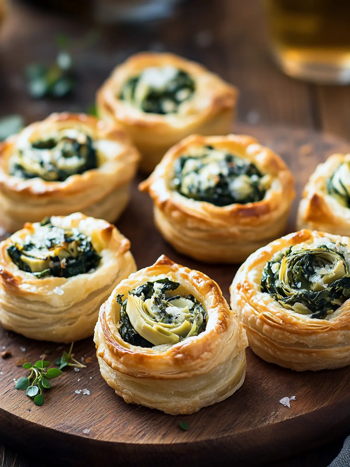 Irresistible Spinach and Artichoke Puff Pastry Bites to Share 2 Spinach and Artichoke Puff Pastry Bites