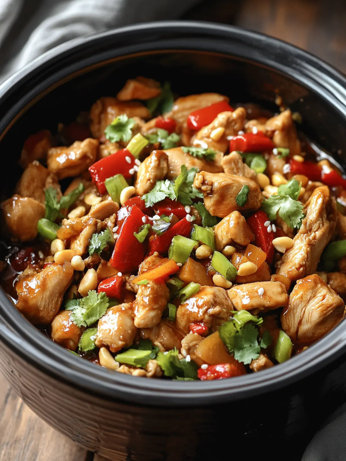 Crockpot Kung Pao Chicken for Effortless Weeknight Dinners 2 Crockpot Kung Pao Chicken