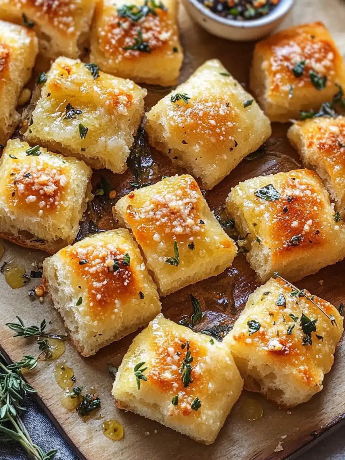 Irresistible Parmesan Bread Bites for Effortless Party Snacking 3 Parmesan Bread Bites