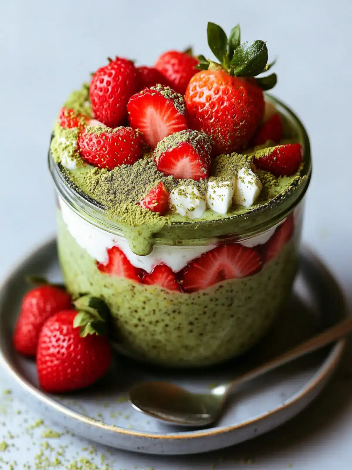 Revitalize Mornings with Strawberry Matcha Overnight Oats 3 Strawberry Matcha Overnight Oats
