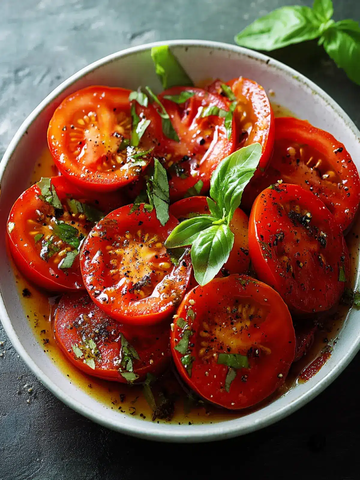 Zesty Marinated Tomatoes: Your Ultimate Summer Side Dish 2 Marinated Tomatoes