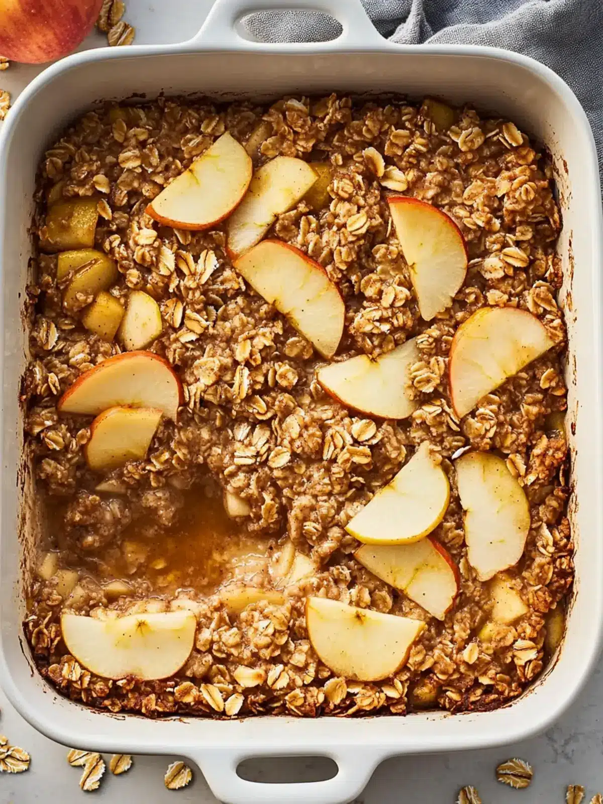 Wholesome Baked Apple Oatmeal for Cozy Breakfast Bliss 3 Baked Apple Oatmeal