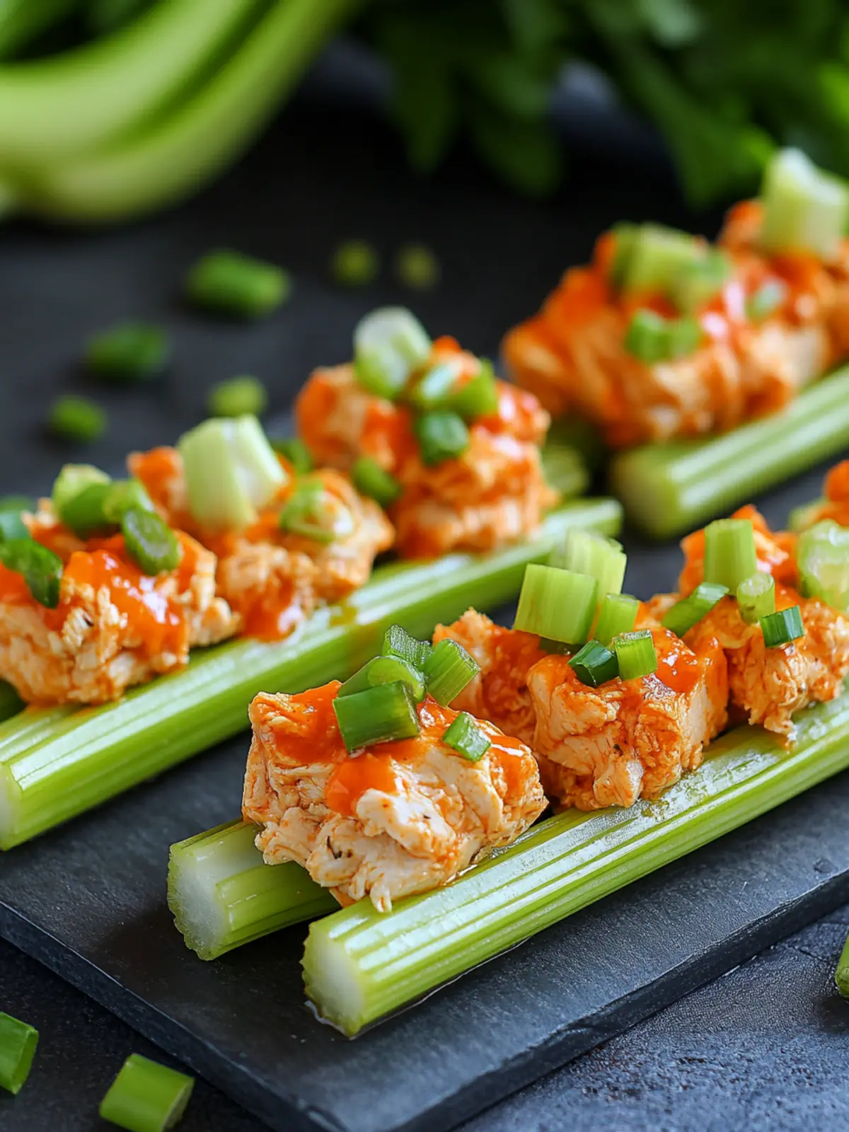 Buffalo Chicken Celery Bites: Your New Favorite Guilt-Free Snack 4 Buffalo Chicken Celery Bites
