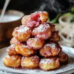 Crispy Rhubarb Fritters with Sweet Glaze for a Tasty Treat 3 Crispy Rhubarb Fritters with Sweet Glaze