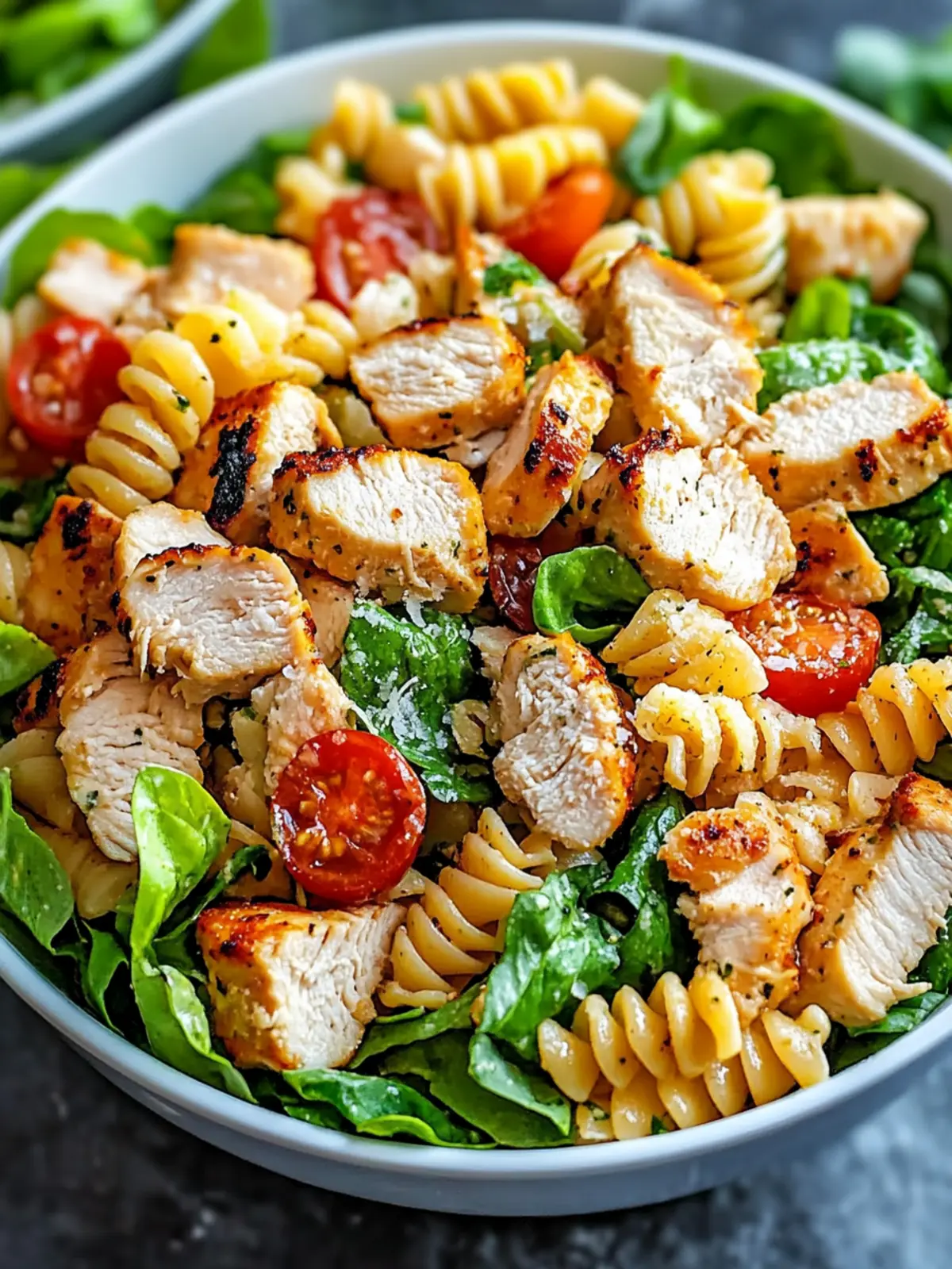 Delicious Chicken Caesar Pasta Salad for Quick Weeknight Dinners 4 Chicken Caesar Pasta Salad