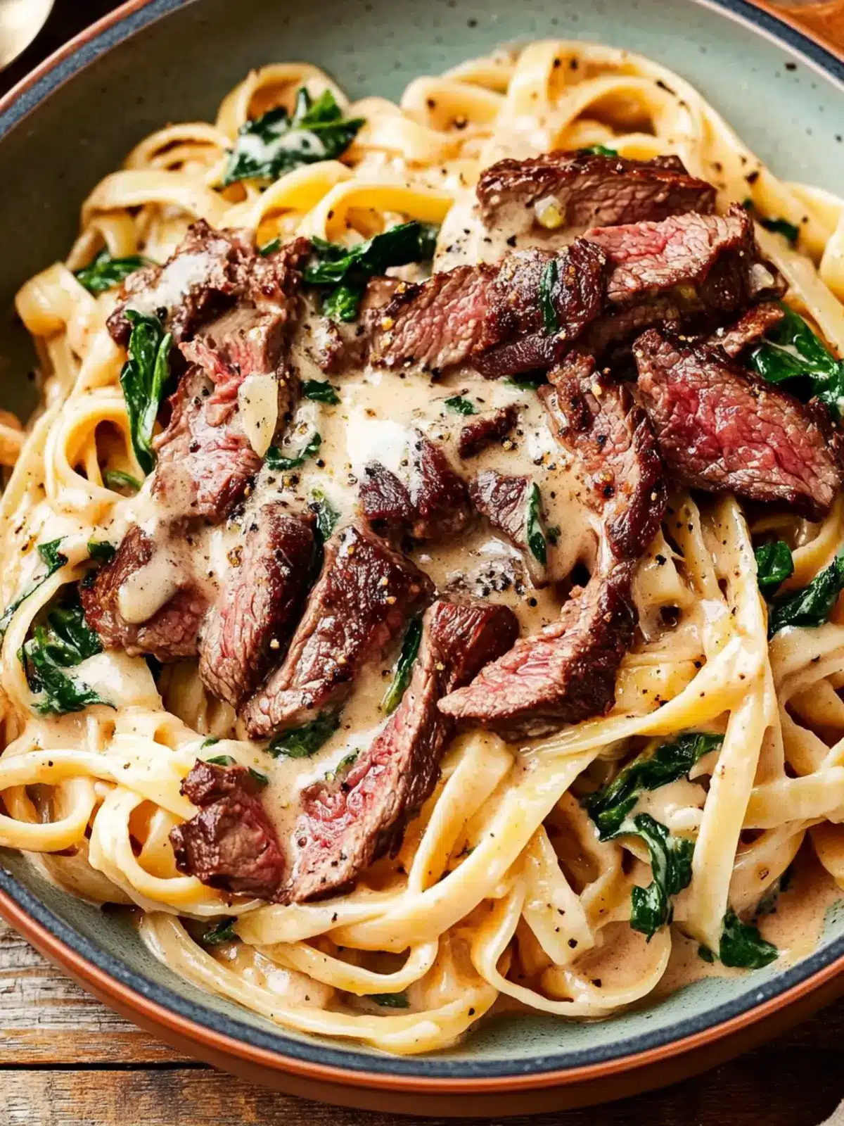 Savor Creamy Steak Fettuccine in Just 30 Minutes! 3 Creamy Steak Fettuccine