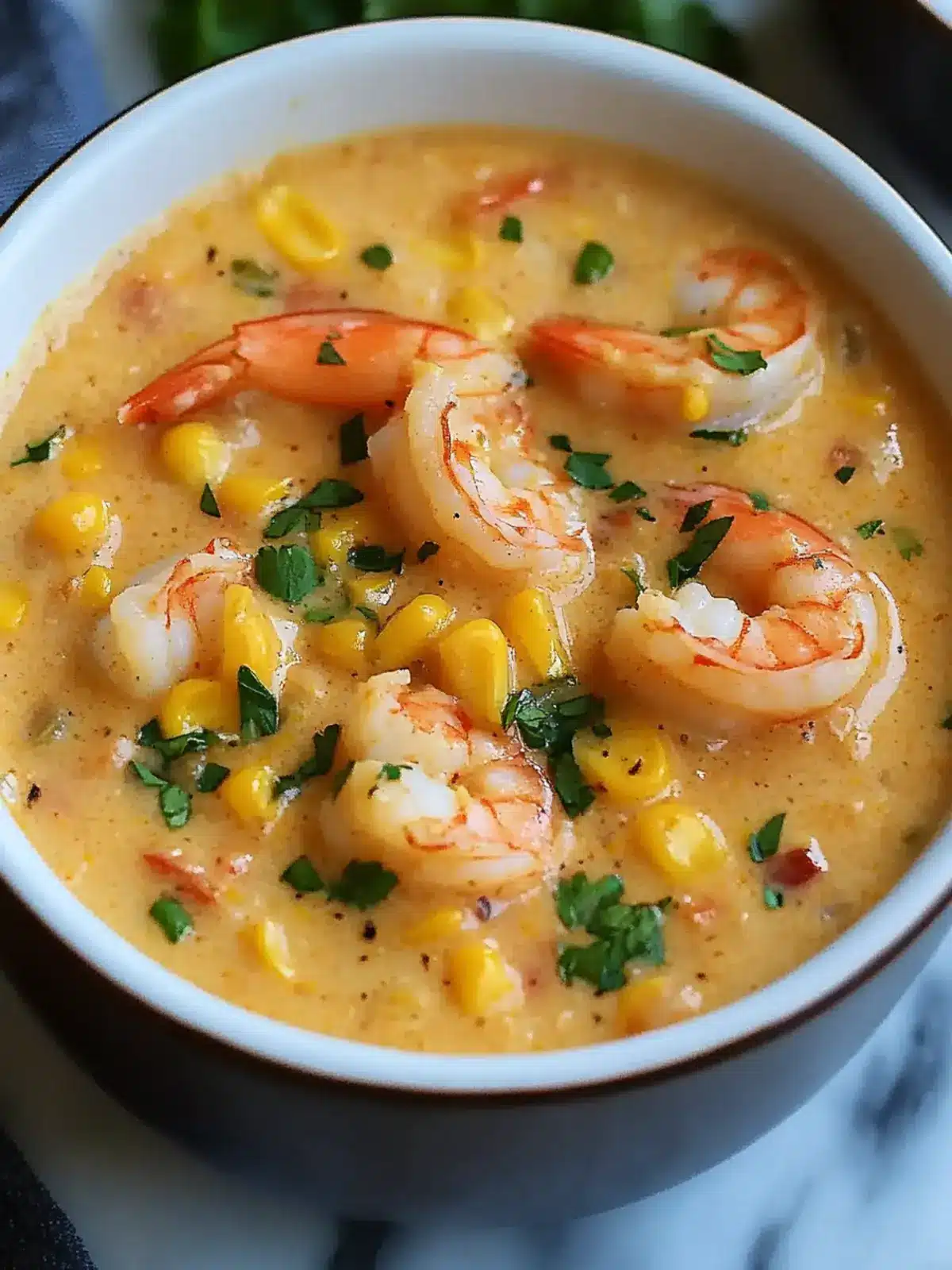 Delicious Shrimp and Corn Bisque: Warm Up with Cajun Comfort 3 Shrimp and Corn Bisque
